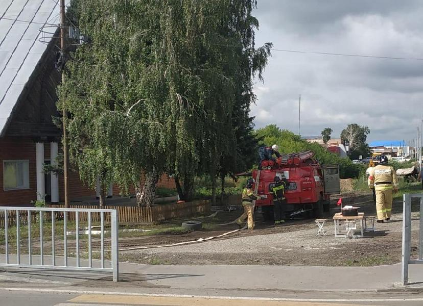 В Хабарском музее потушен условный пожар