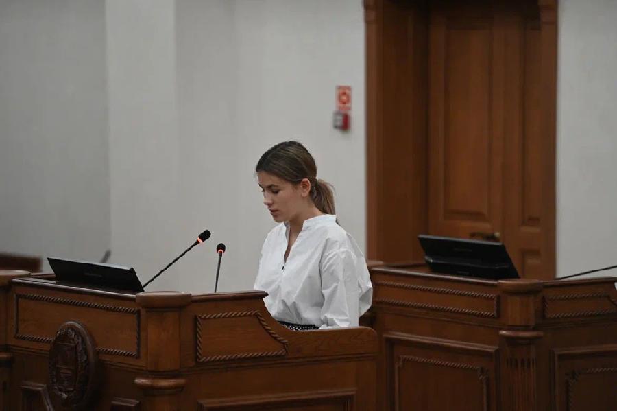 Хабарский район на сессии Молодёжного парламента края представляла Дарья Теличкина