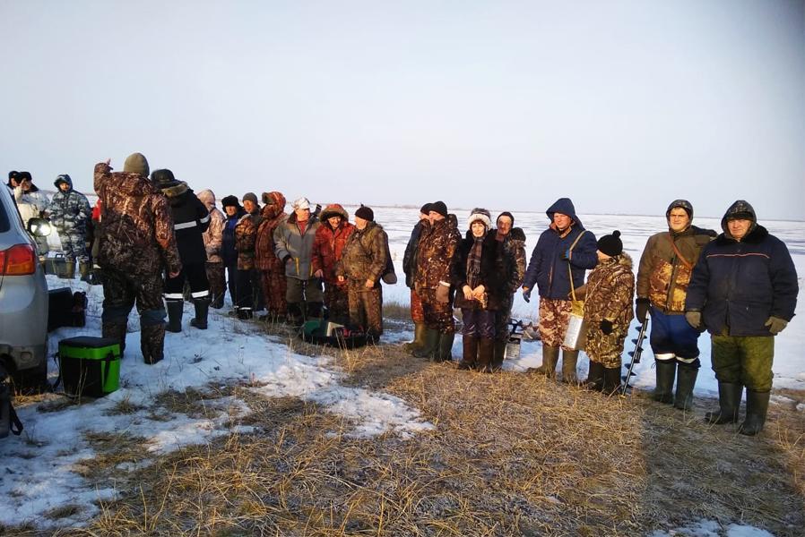 Зимняя рыбалка ветеранов Хабарского района