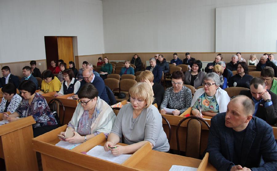 Десятая сессия Хабарского райсовета депутатов