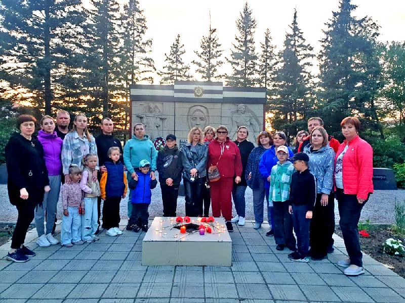 В Хабарах прошла акция "Свеча памяти"