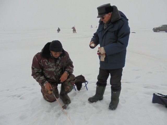Состоялись соревнования по зимней ловле рыбы на мормышку среди ветеранов