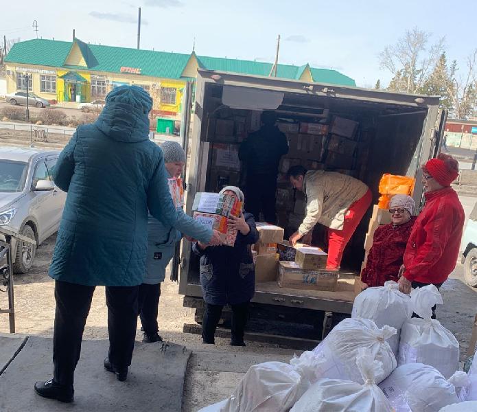 Хабарский район отправил очередной гуманитарный груз для своих мобилизованных