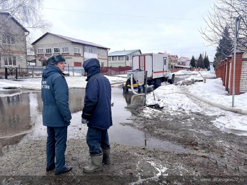 Контроль паводковой ситуации в Алтайском крае
