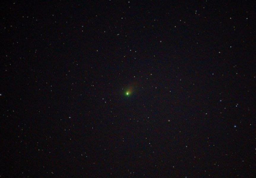 Барнаульский фотограф запечатлел комету ZTF, которая последний раз пролетала над Землёй 50 тысяч лет назад