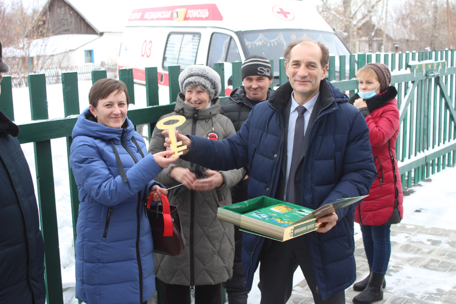 Жителям с. Мичуринского сделали новогодний подарок, официально открыв новый ФАП